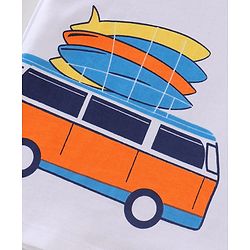 Babyhug Cotton Knit Half Sleeves Beach Print T-Shirts Pack of 7 - Multicolour