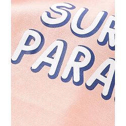 Babyhug 100% Cotton Knit Half Sleeves T-Shirt Stripes & Surf Board Graphics Print Pack Of 7 - Multicolor