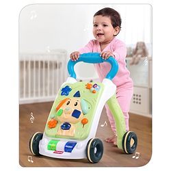 Babyhug Premium Puppy Push Walker for Kids- Green| Activity Walker with Music & Light for Toddlers| Sit to Stand Multi Activity Walker| Interactive Learning Toy for 9 Months to 3 Year Kids| BIS Certified