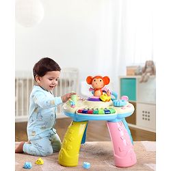 Babyhug Premium Musical Activity Table| Multi Activity Play Table for 1 Year+ Toddlers| Early Learning & Educational Toy with Shapes, Numbers, Colors & Sound| Best Birthday Gift| BIS Certified