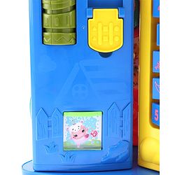 Babyhug Premium Colorful Learning Pyramid with Interactive Play for Babies| Multi Activity Musical Toy with Light, Animal Sound for Toddlers| Fun Educational Toy for 0 to 24 Months Baby| BIS Certified