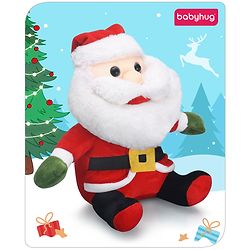 Babyhug Santa Claus Soft Toy Red - Height 30 cm