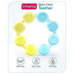 Babyhug Ring Shaped Water Filled Teether (Colour May Vary)