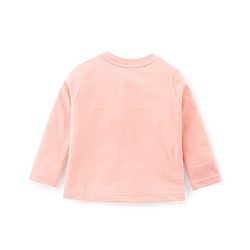 Babyhug Single Jersey Knit Full Sleeves Night Suit Text Printed - Blue & Pink