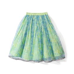 Babyhug Woven Sleeveless Embroidered Choli with Lehenga & Dupatta Sequince Detailing - Aqua Green