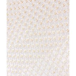 Babyhug Sleeveless Embrodered Choli with Brocade Lehenga and Dupatta - Off White & Red