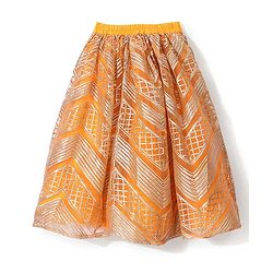 Babyhug Sleeveless Sequenced Embroidered Choli with Lehenga and Dupatta - Orange