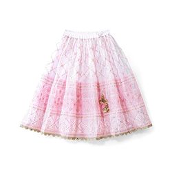 Babyhug Sleeveless Embroidered Choli with Embroidered Lehenga and Dupatta - Pink