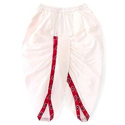 Babyhug 100% Cotton Woven Full Sleeves Bandhani Printed Kurta Dhoti Set -Red