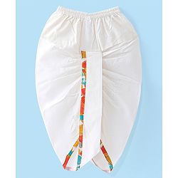 Babyhug 100% Cotton Woven Full Sleeves Kurta & Pyjama Set With Kite Print -White
