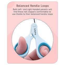 Babyhug Baby Nail Scissors with Safety Cover - Blue