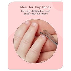 Babyhug Baby Nail Scissors with Safety Cover - Blue