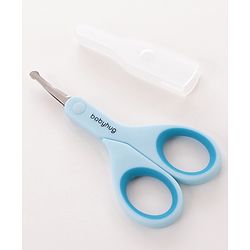 Babyhug Baby Nail Scissors with Safety Cover - Blue