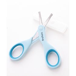 Babyhug Baby Nail Scissors with Safety Cover - Blue