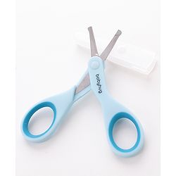 Babyhug Baby Nail Scissors with Safety Cover - Blue