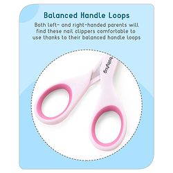 Babyhug Baby Nail Scissors with Safety Cover - Blue