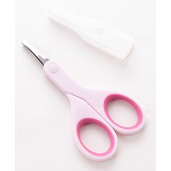 Babyhug Baby Nail Scissors with Safety Cover - Blue