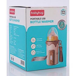 Babyhug Portable Bottle Warmer - Brown