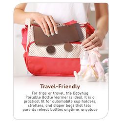 Babyhug Portable Bottle Warmer - Brown