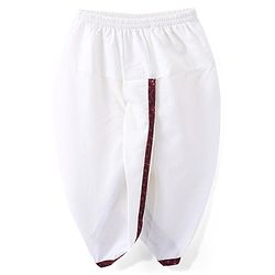 Babyhug 100% Cotton Knit Full Sleeve Kurta & Dhoti Set With Ikat Print - White & Maroon