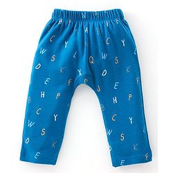 Babyhug 100% Cotton Diaper Legging Alphabet & Star Print Pack of 3 - Red Yellow & Blue