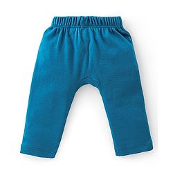 Babyhug Cotton Full Length Diaper Pant Stipes & Numbers Print Pack of 3 - Blue & Red