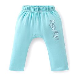 Babyhug Interlock Cotton Knit Full Length Diaper Pants Stripes & Dino Print Pack of 3 - Multicolor