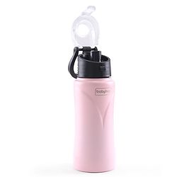 Babyhug Steel Sipper With Flip Cap Pink -  500 ml