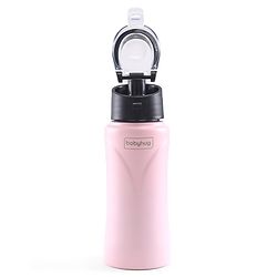 Babyhug Steel Sipper With Flip Cap Pink -  500 ml