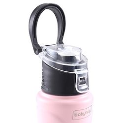 Babyhug Steel Sipper With Flip Cap Pink -  500 ml