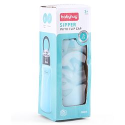 Babyhug Steel Sipper With Flip Cap Blue -  500 ml