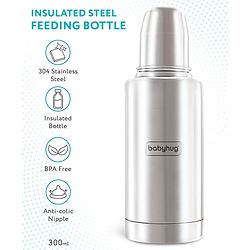 Babyhug Insulated Steel Feeding Bottle - 300 ml