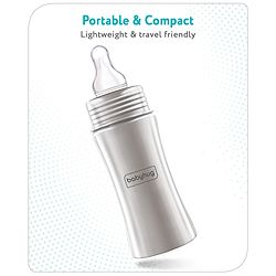 Babyhug Steel Feeding Bottle - 250 ml