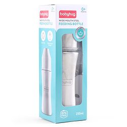 Babyhug Steel Feeding Bottle - 250 ml