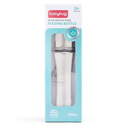 Babyhug Steel Feeding Bottle - 250 ml