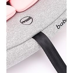 Babyhug Onyx Elite Car Seat cum Carry Cot with Rocking Base and aluminium handle - Grey & Green