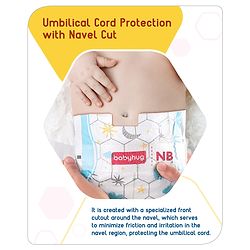 Babyhug Advanced Tape Style Diapers New Born Size - 10 Pieces