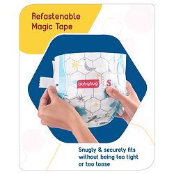 Babyhug Advanced Tape Style Diapers New Born Size - 10 Pieces