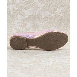 Cute Walk by Babyhug Slip On Mojaris with Sequins Detailing - Pink