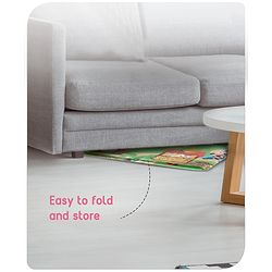 Babyhug Cow & Lion Printed Play Mat  - Green