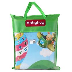 Babyhug Cow & Lion Printed Play Mat  - Green