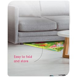 Babyhug Cow & Lion Printed Play Mat  - Green