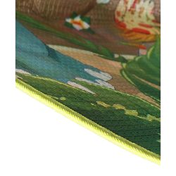 Babyhug Dinosaurs Printed Play Mat  - Yellow & Blue