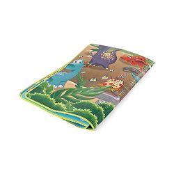 Babyhug Dinosaurs Printed Play Mat  - Yellow & Blue