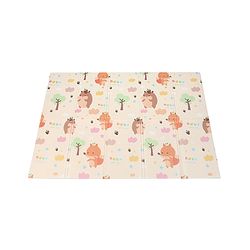 Babyhug XPE Waterproof Folding Mat With Bear Print - Orange