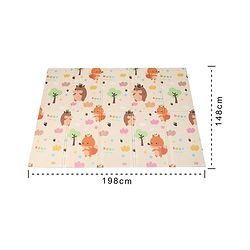 Babyhug XPE Waterproof Folding Mat With Bear Print - Orange
