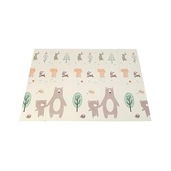 Babyhug XPE Waterproof Folding Mat With Bear Print - Orange
