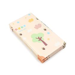 Babyhug XPE Waterproof Folding Mat With Bear Print - Orange