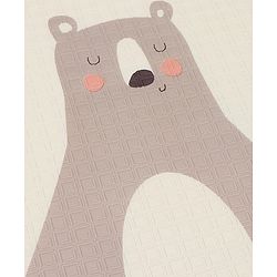 Babyhug XPE Waterproof Folding Mat With Bear Print - Orange