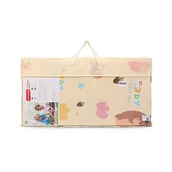 Babyhug XPE Waterproof Folding Mat With Bear Print - Orange